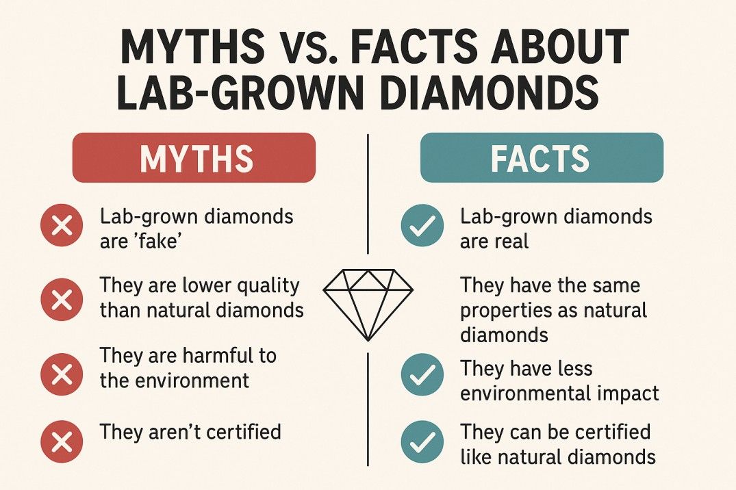 lab grown diamonds myths vs facts